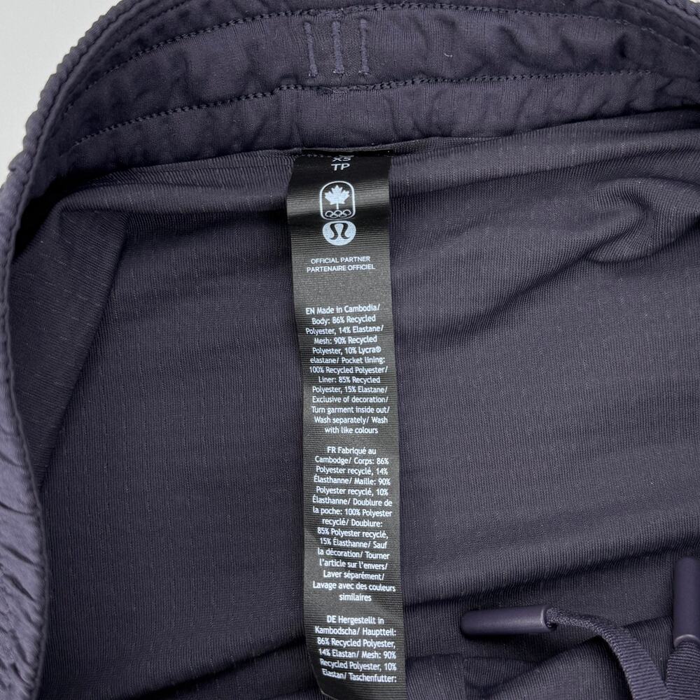 LULULEMON Team Canada Pace Breaker Lined Shorts 5" Men's XS Atmospheric Purple - Picture 8 of 12